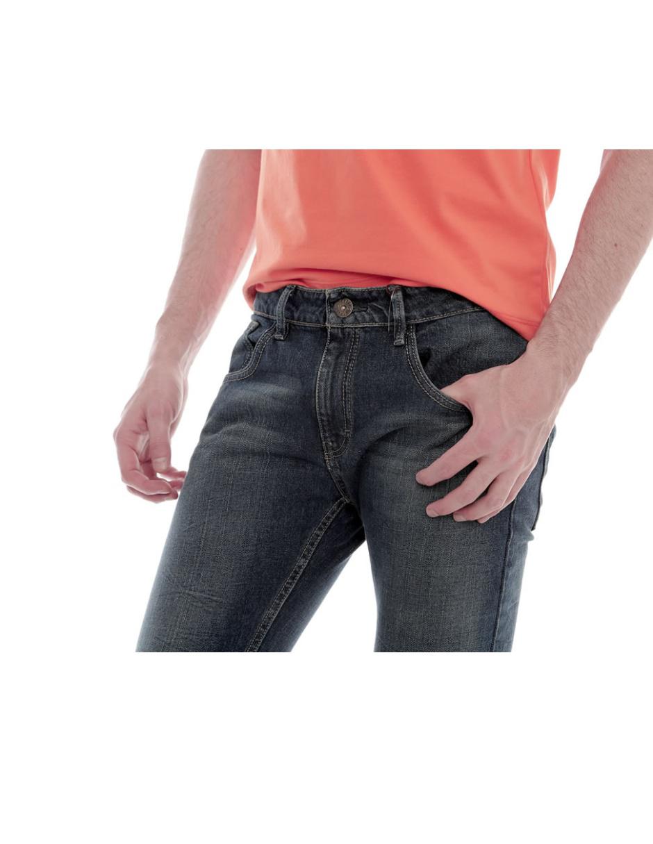 Jeans slim That's It lavado obscuro para hombre