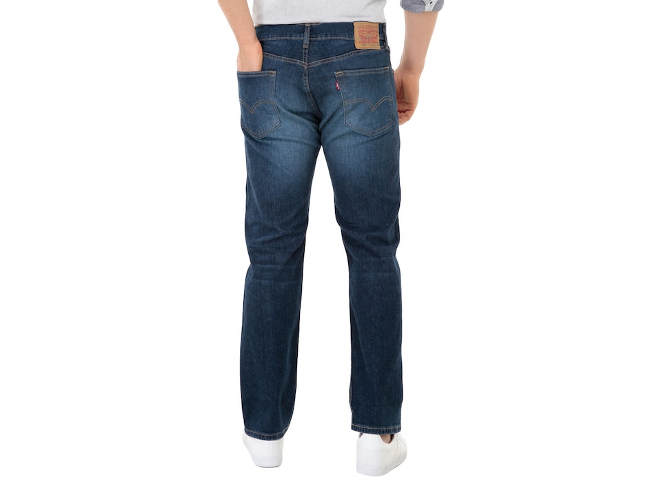 Jeans straight Levi's 505 lavado obscuro para hombre