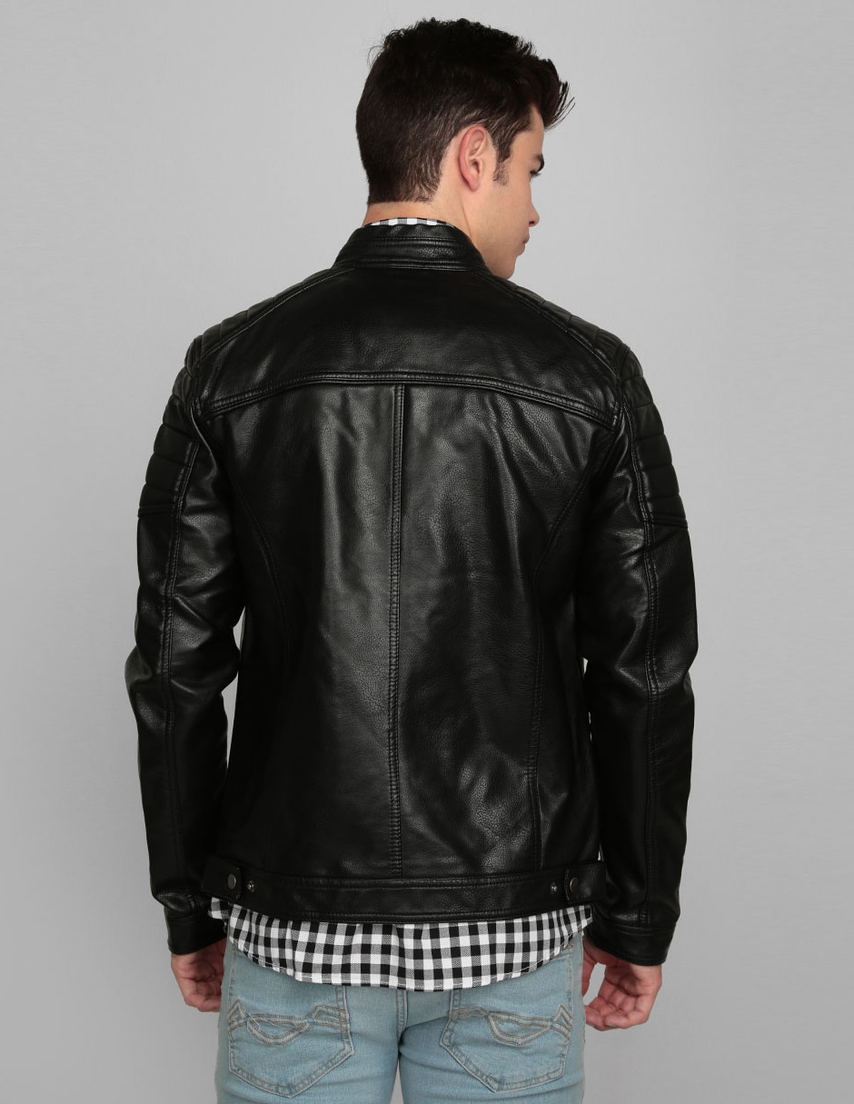 CHAMARRA JACK & JONES 12147, XL, NEGRO