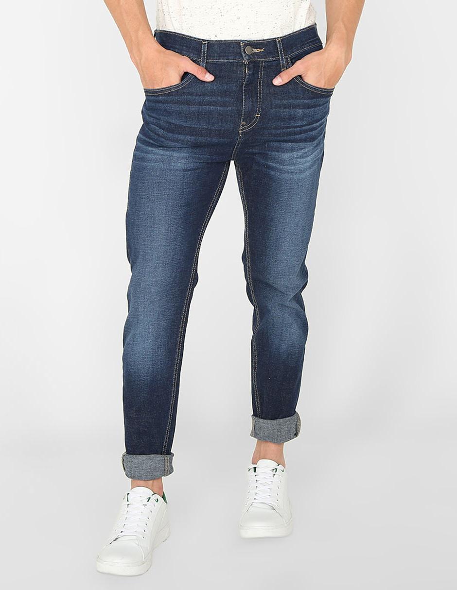 Jeans skinny lavado obscuro para hombre Jeans skinny lavado obscuro para hombre