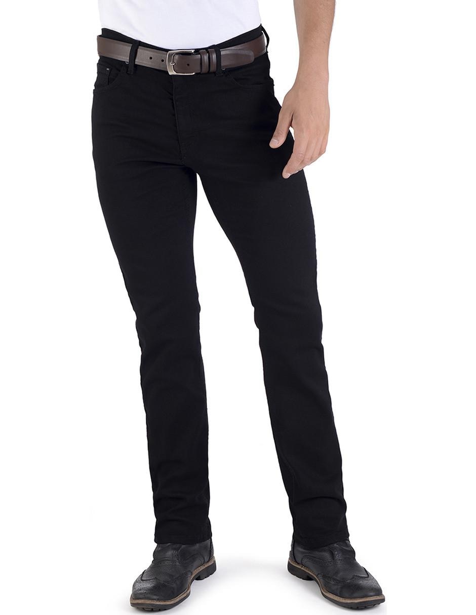 Jeans straight lavado obscuro para hombre