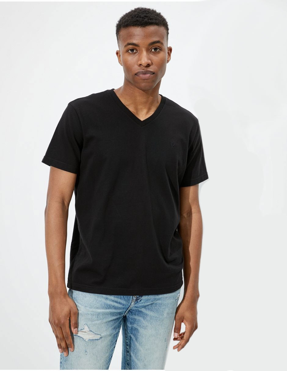 Playera cuello V para hombre