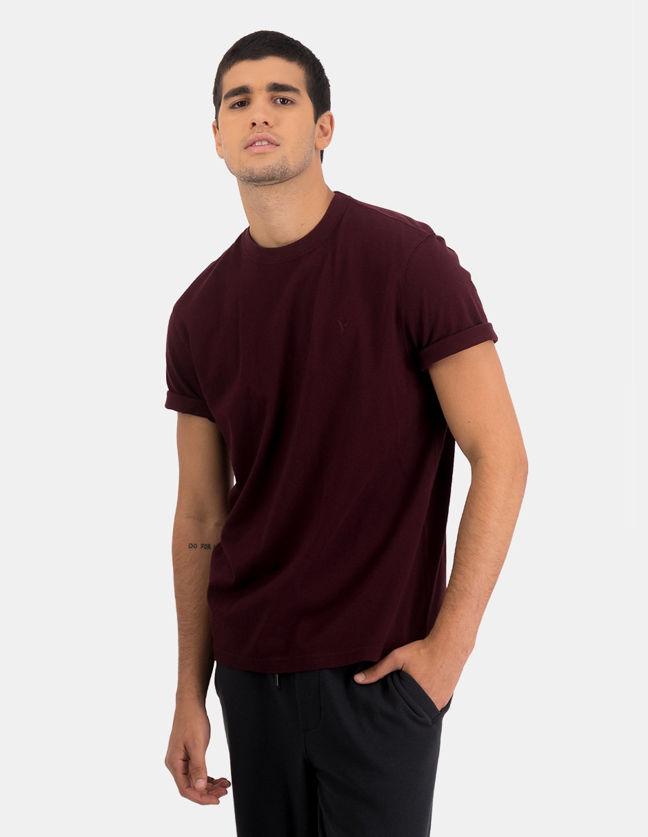 Playera cuello redondo para hombre
