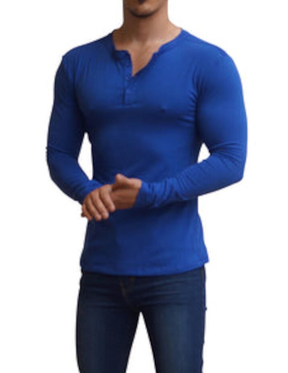 Playera cuello mao para hombre Playera cuello mao para hombre