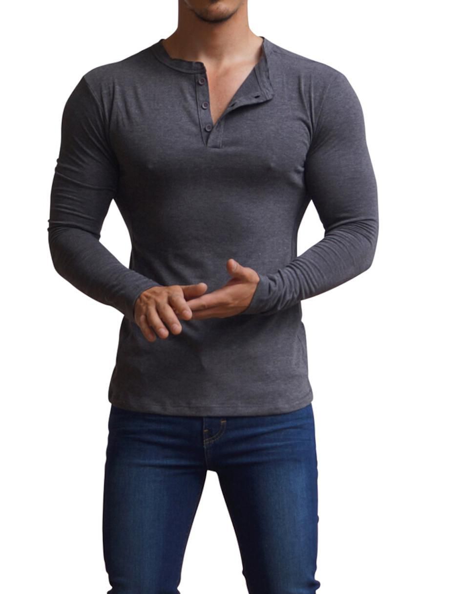 Playera cuello mao para hombre Playera cuello mao para hombre