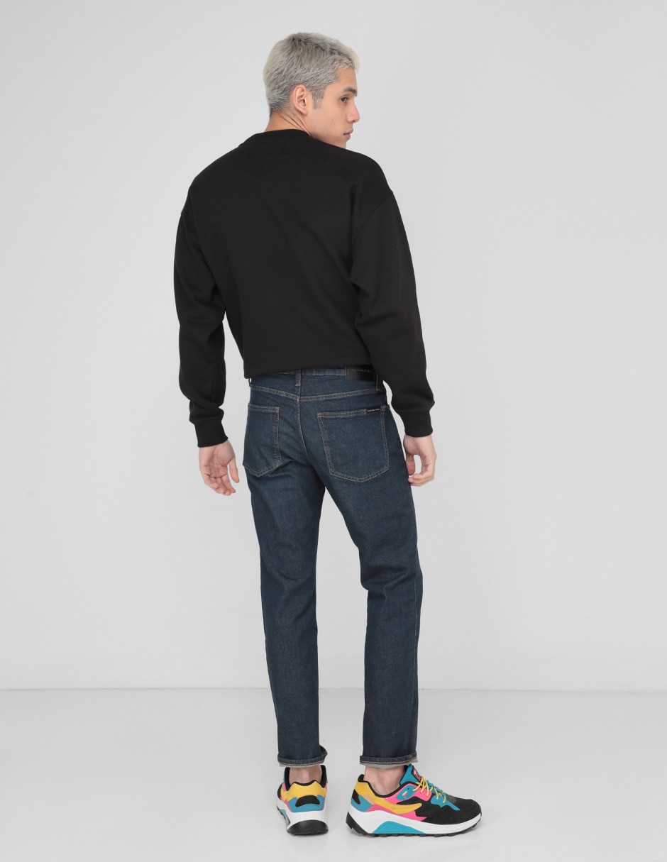 Jeans slim lavado obscuro para hombre 3
