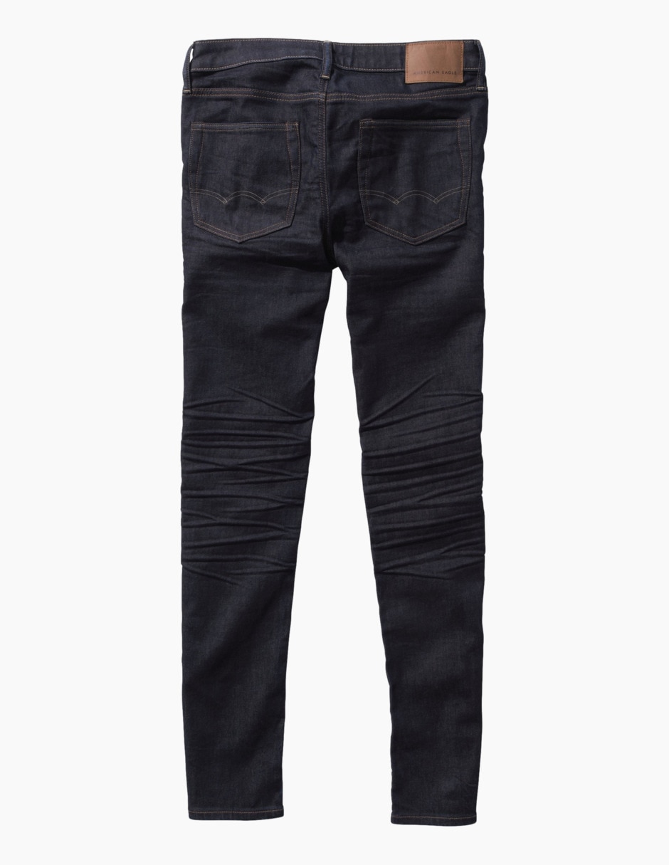 Jeans straight American Eagle lavado rinse para hombre