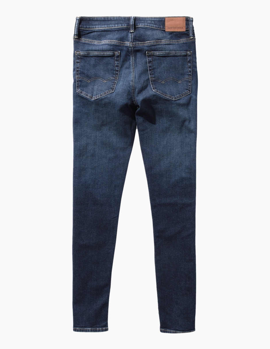 Jeans skinny deslavado para hombre
