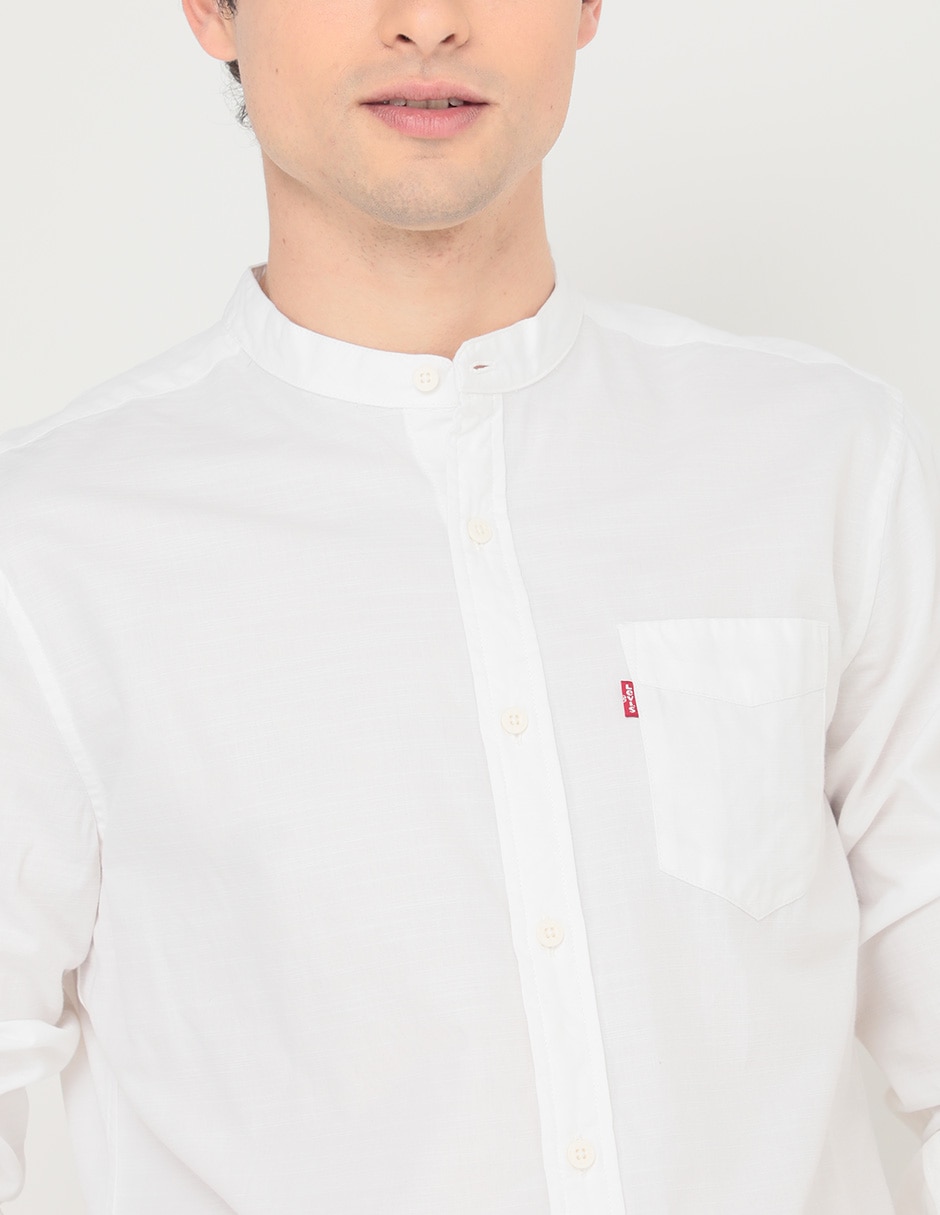 Camisa casual Levi'S de algodón manga larga para hombre