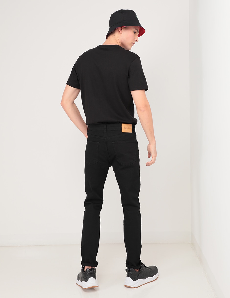 Jeans skinny Calvin Klein lavado obscuro para hombre 5