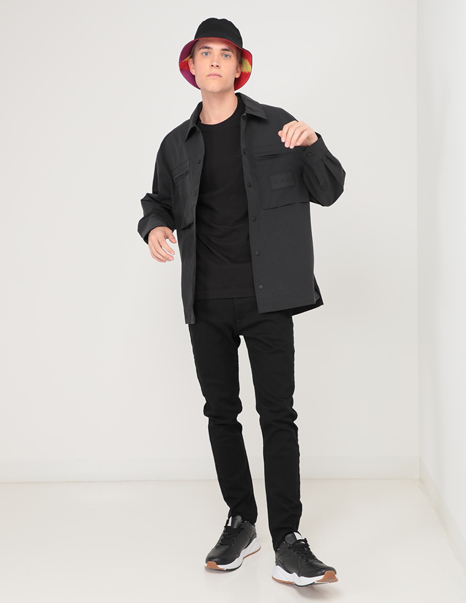 Jeans skinny Calvin Klein lavado obscuro para hombre 6