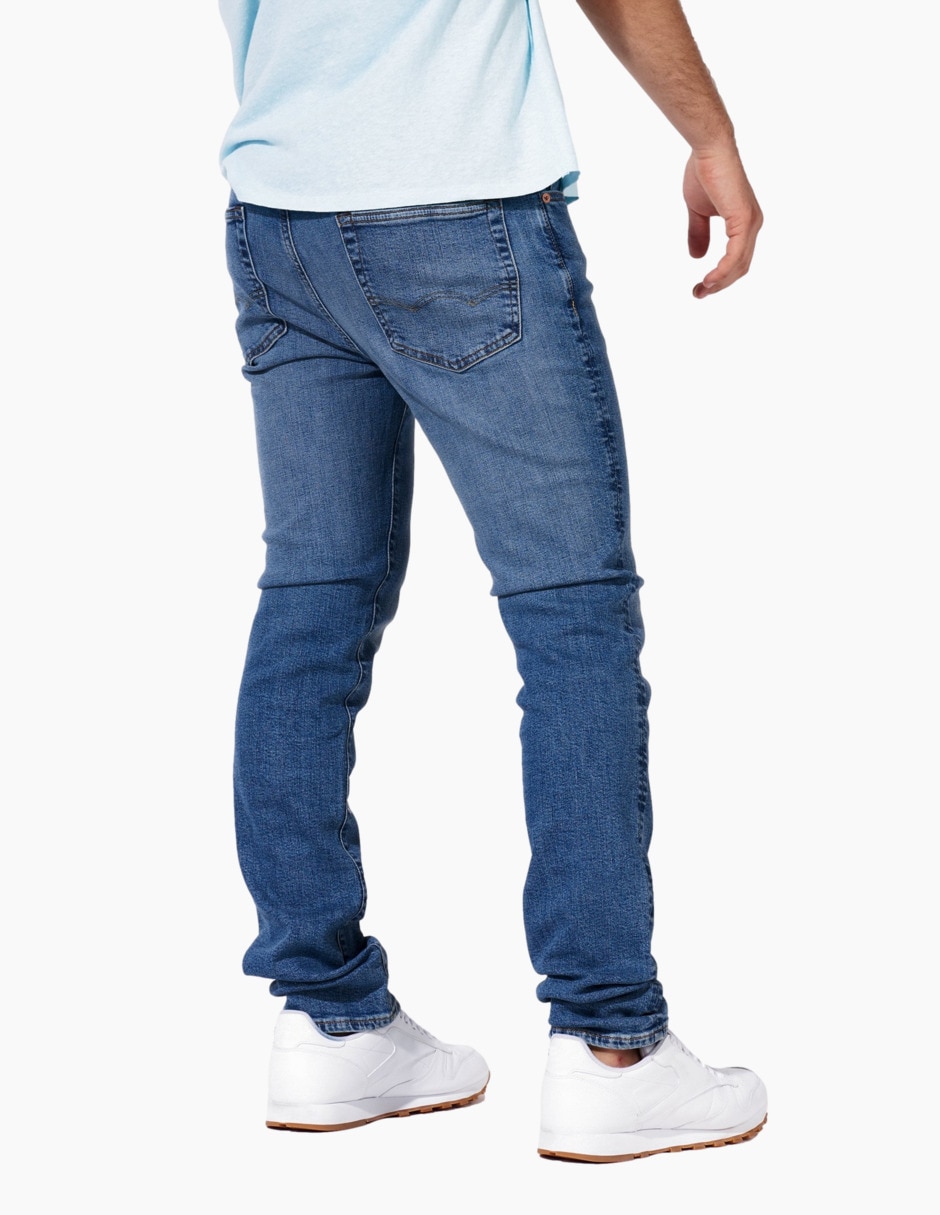 Jeans slim American Eagle deslavado para hombre