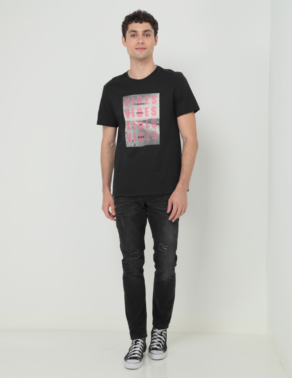 Playera Denizen cuello redondo para hombre