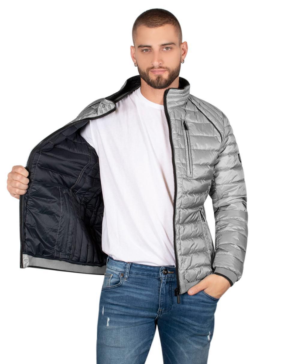 Chamarra casual Greenlander capitonada para hombre