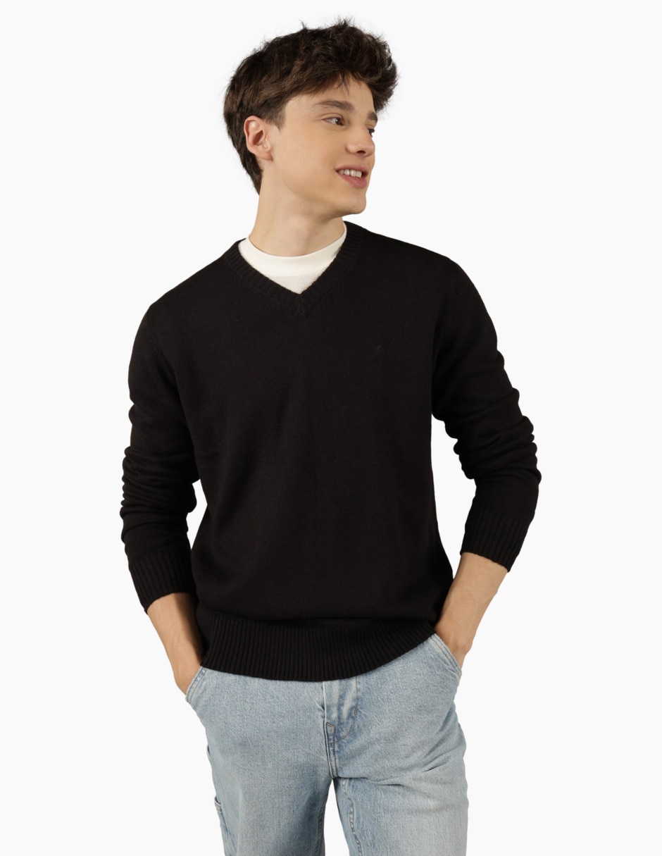 Suéter American Eagle cuello V para hombre