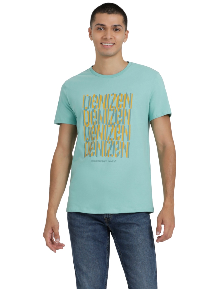 Playera cuello redondo para hombre