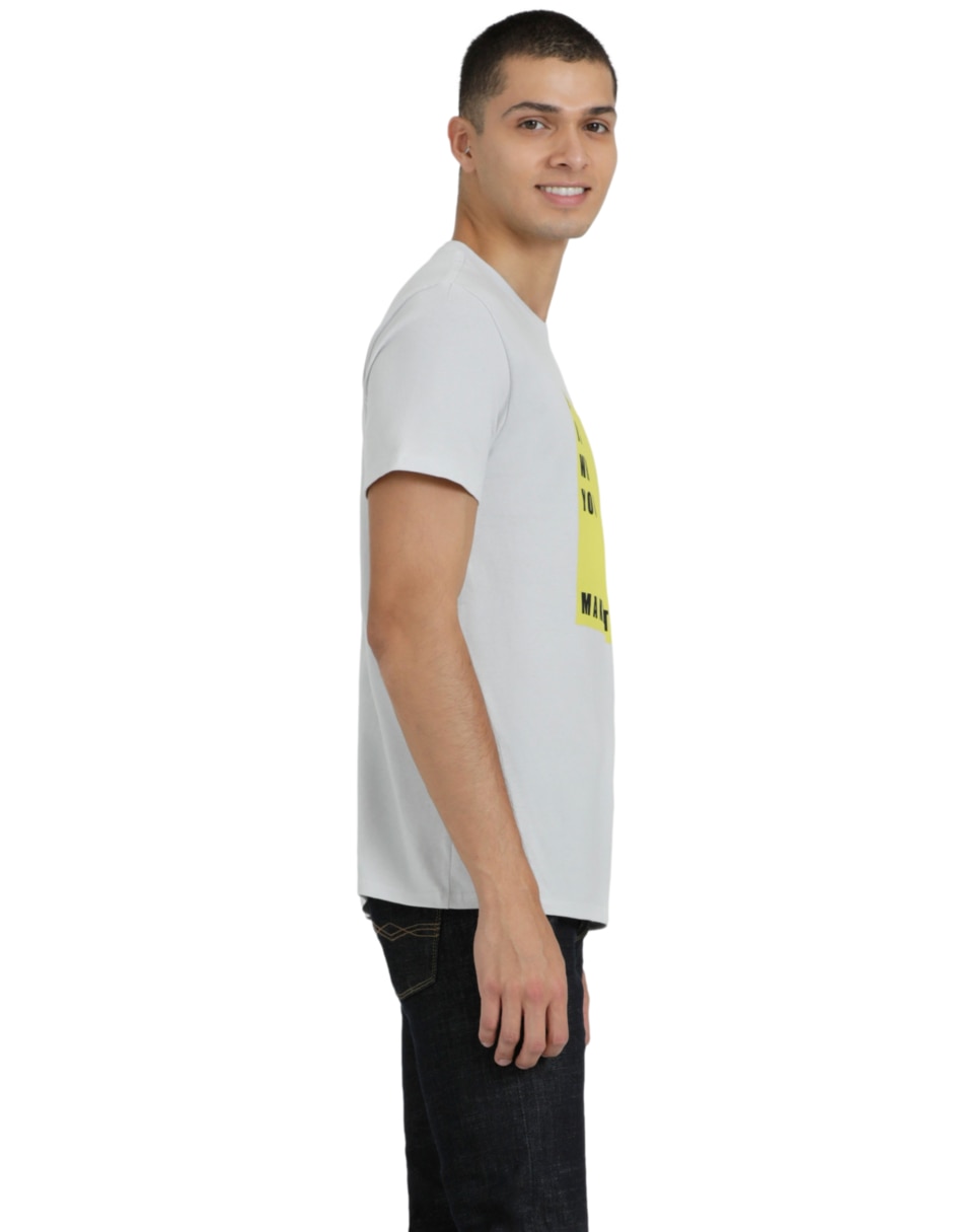 Playera cuello redondo para hombre 2