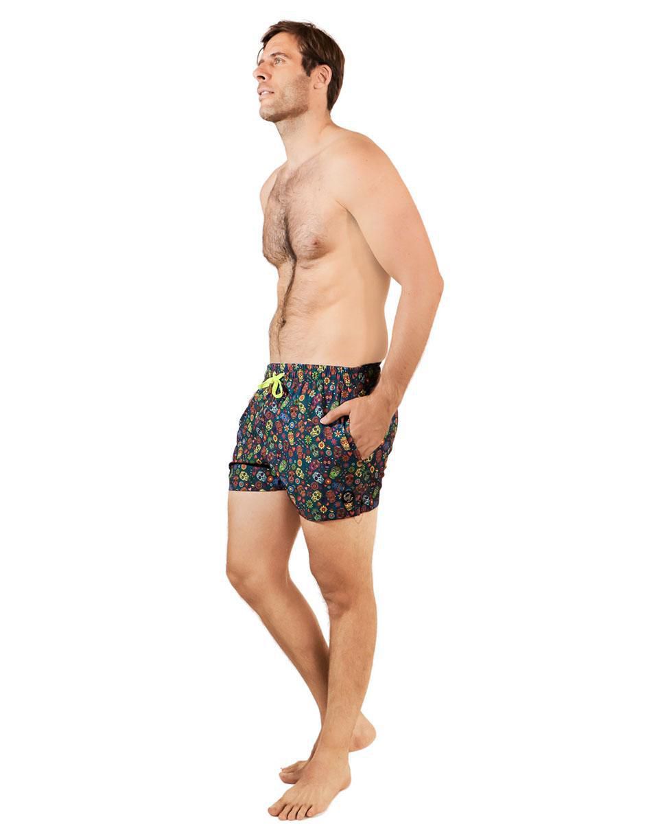 Traje de baño con bolsillos para hombre