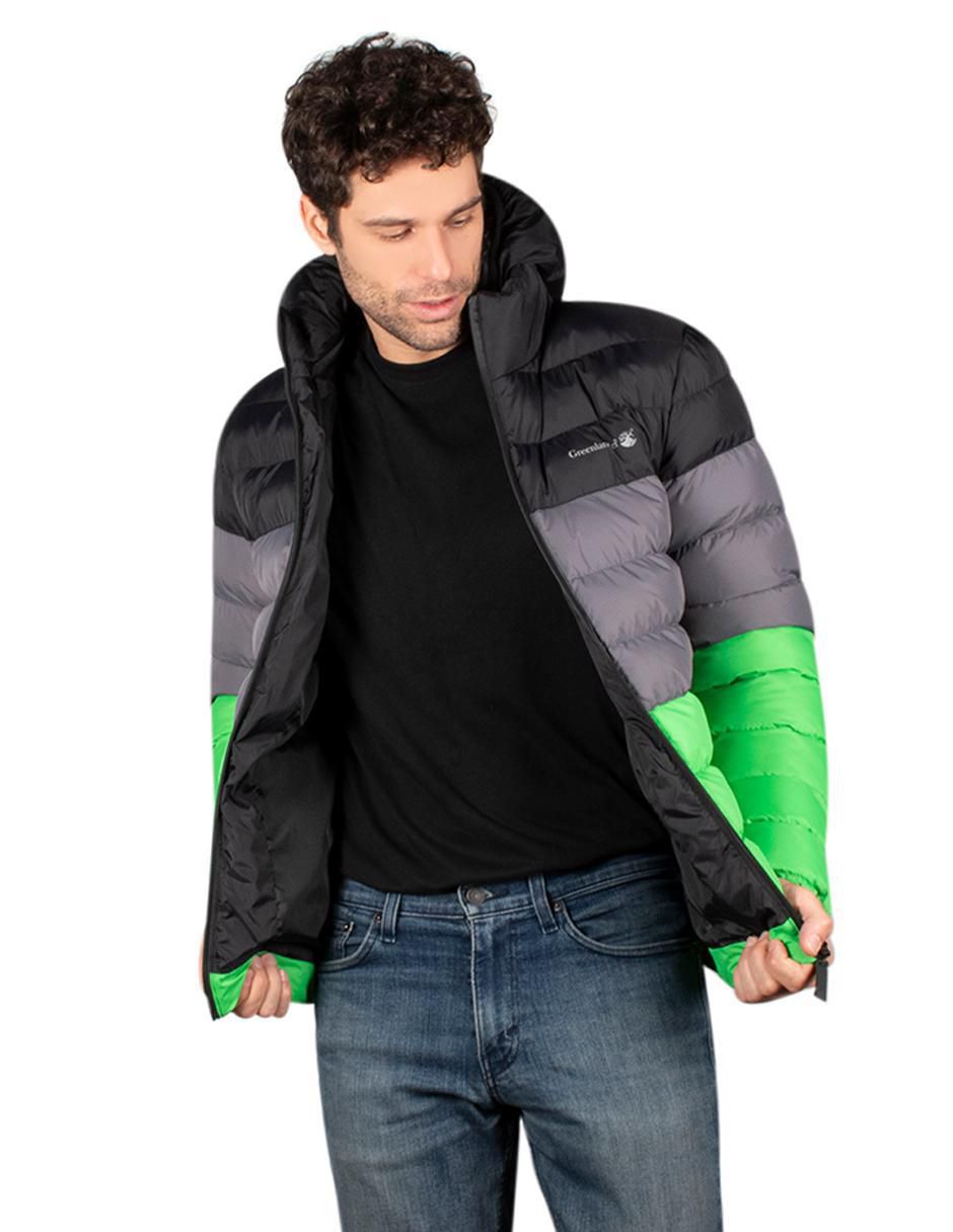 Chamarra casual impermeable con capucha para hombre 2