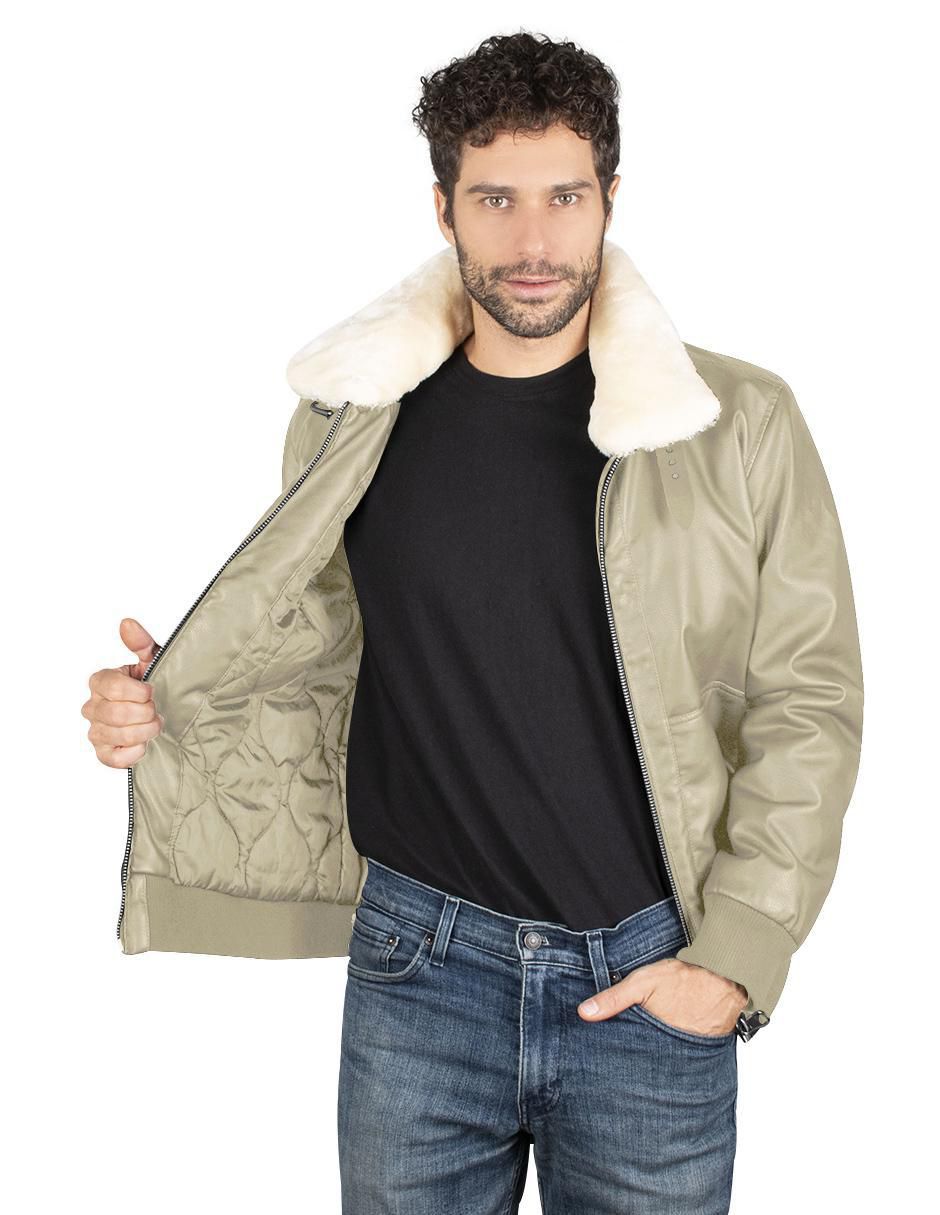 Chamarra casual impermeable capucha desmontable para hombre 2