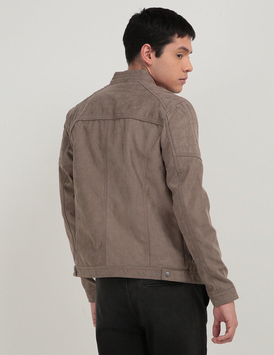 Chamarra casual con bolsillos para hombre 2