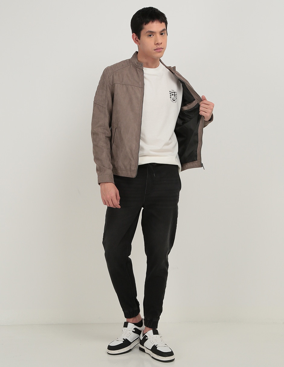 Chamarra casual con bolsillos para hombre 3