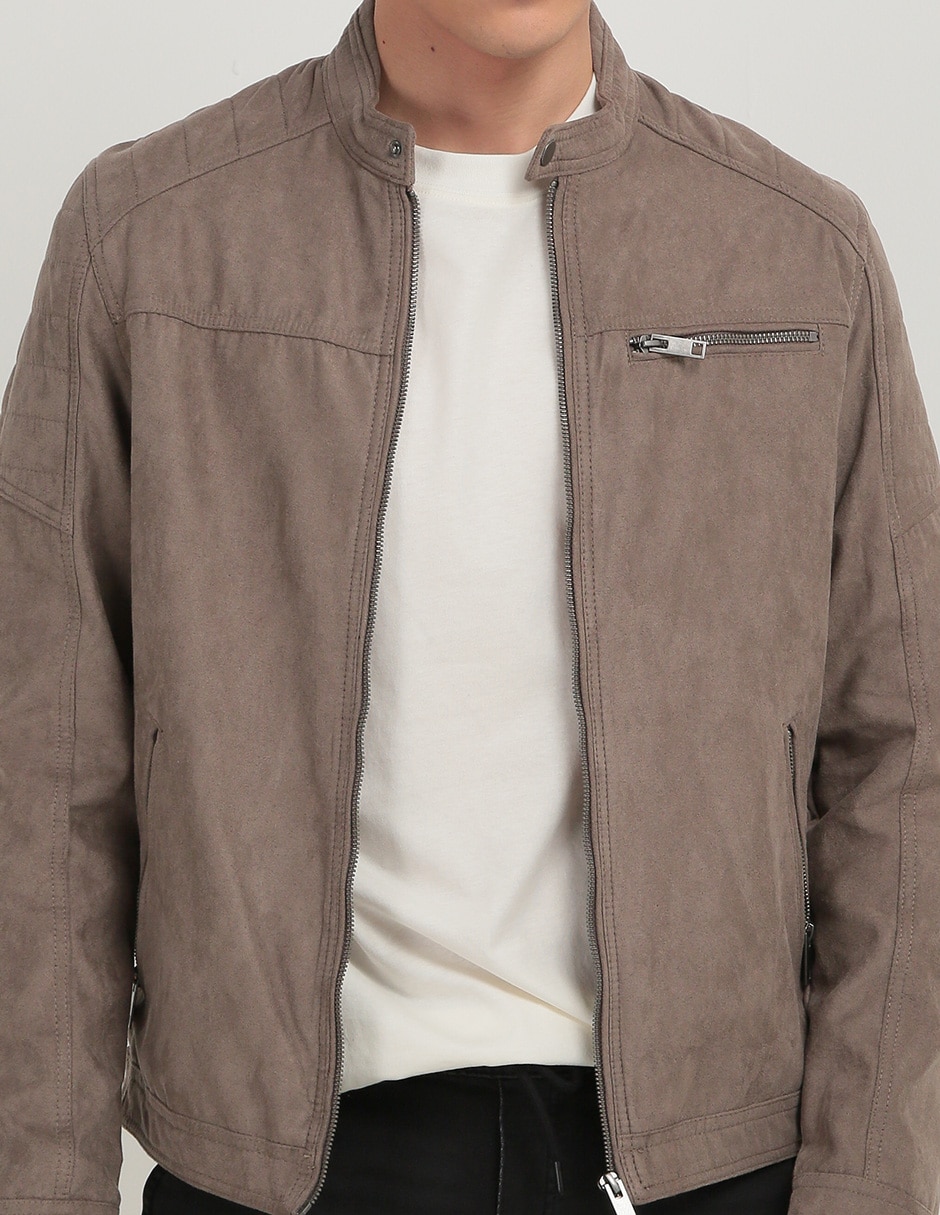 Chamarra casual con bolsillos para hombre 4