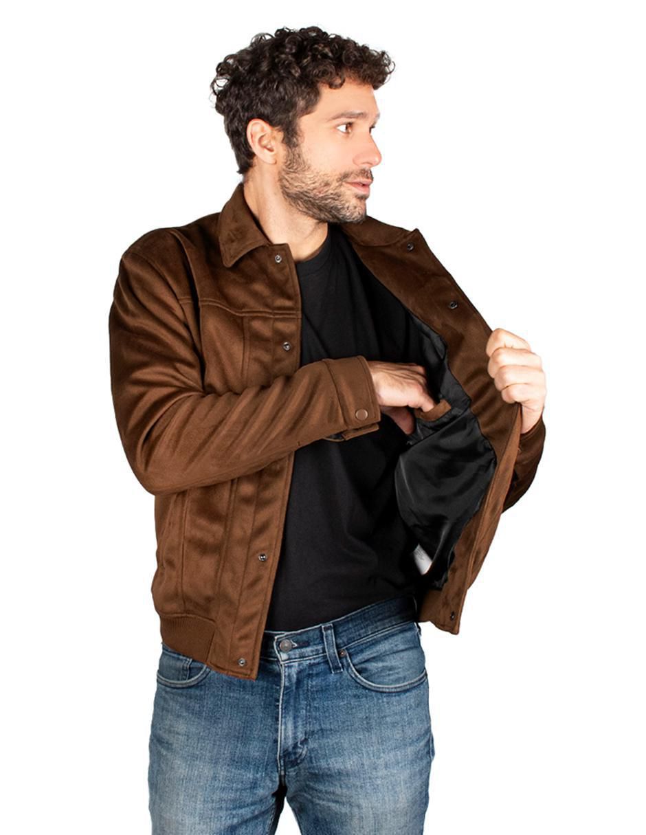 Chamarra casual con bolsillos para hombre 2