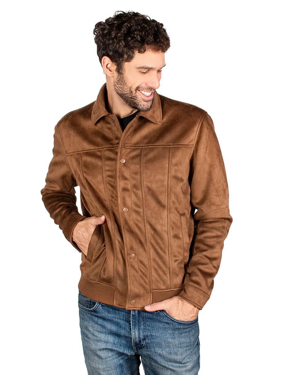 Chamarra casual con bolsillos para hombre