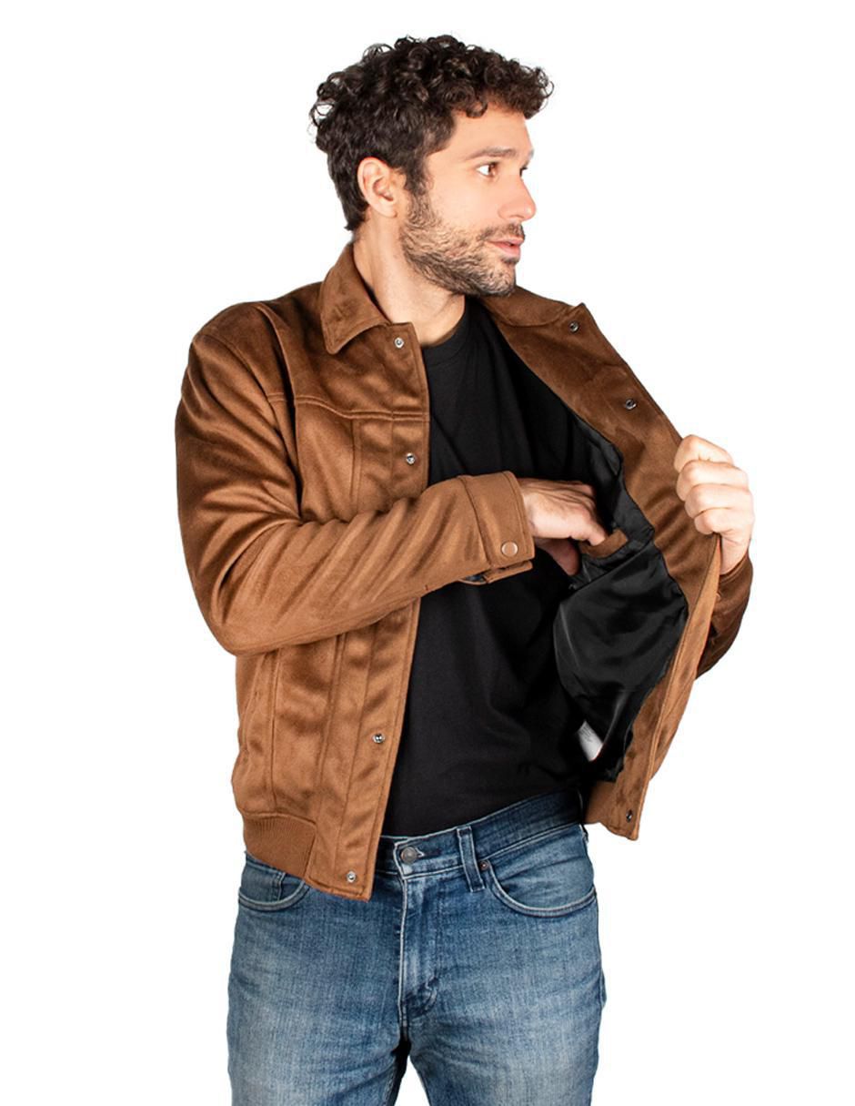 Chamarra casual con bolsillos para hombre 2