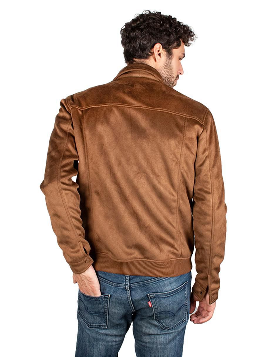 Chamarra casual con bolsillos para hombre 4