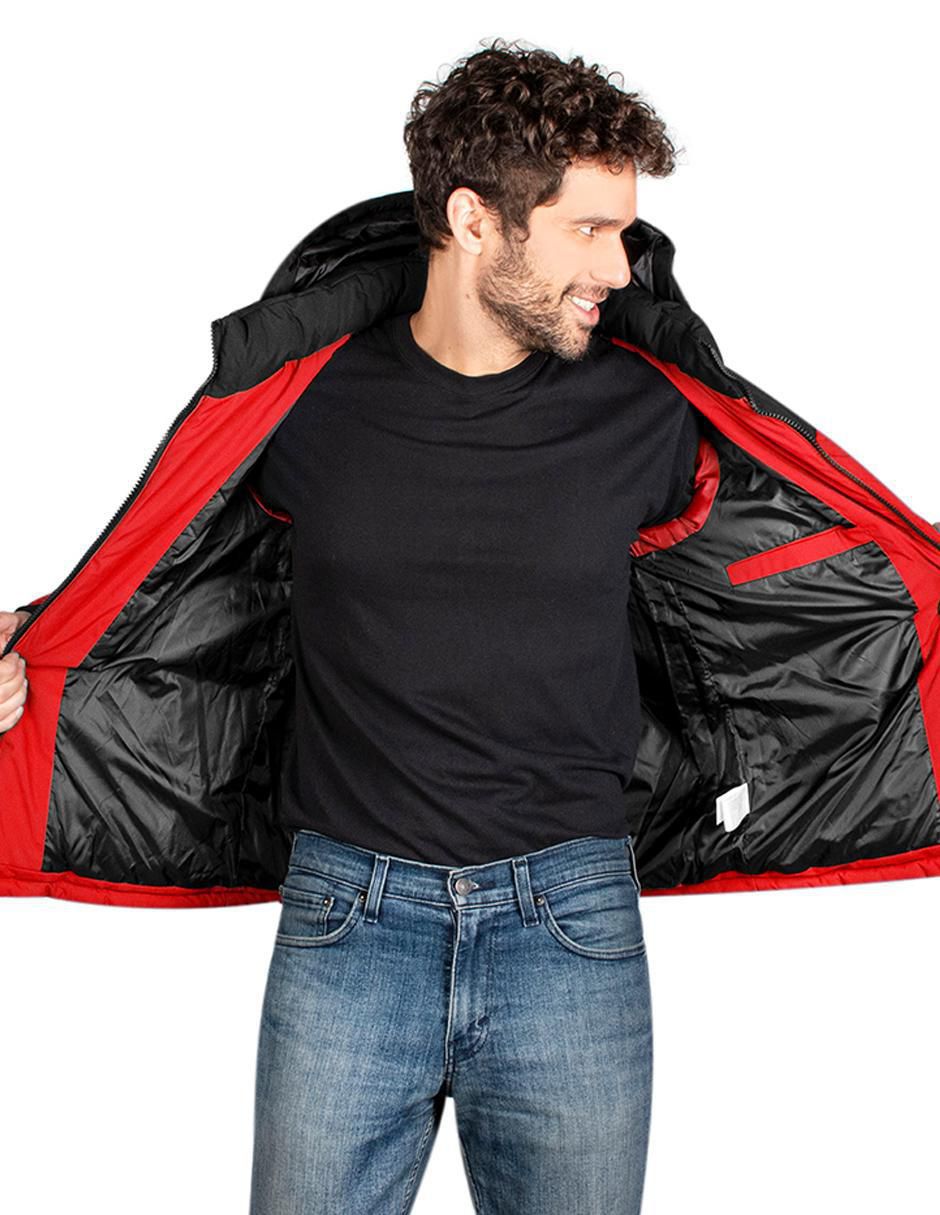Chamarra casual impermeable capucha desmontable para hombre 5