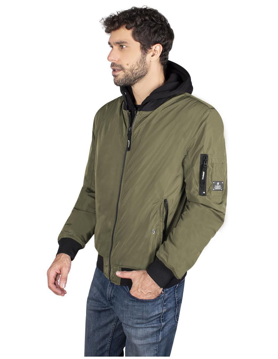 Chamarra greenlander impermeable con capucha para hombre