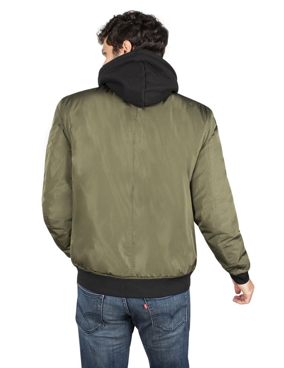 Chamarra greenlander impermeable con capucha para hombre