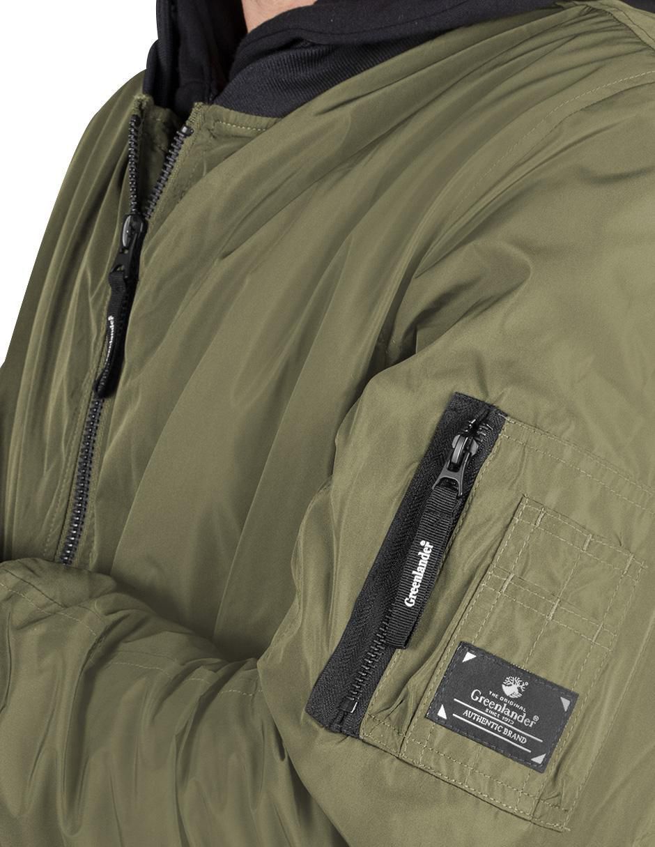 Chamarra greenlander impermeable con capucha para hombre