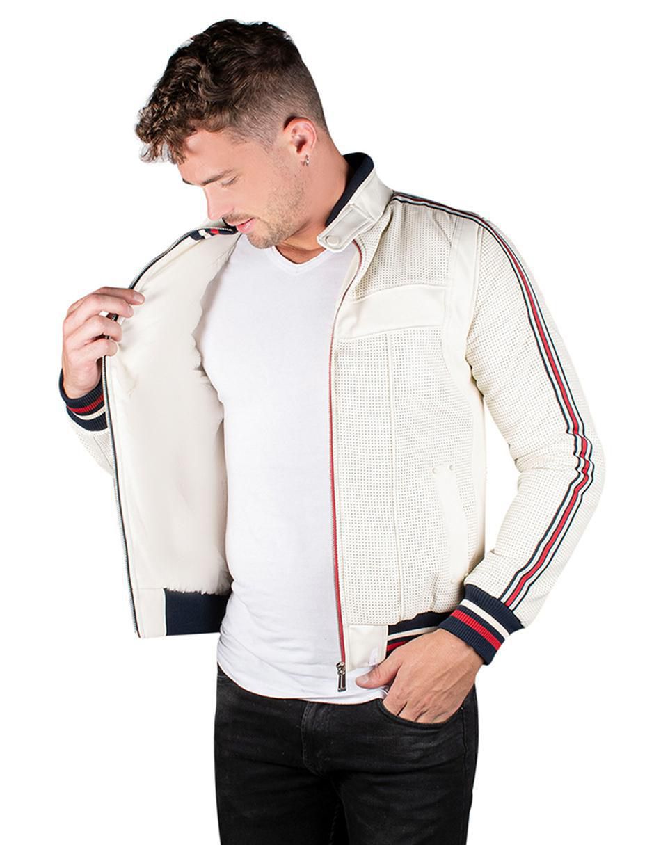 Chamarra casual impermeable con bolsillos para hombre
