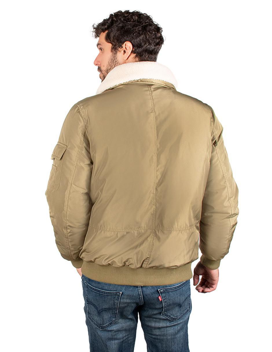 Chamarra casual cuello desmontable para hombre 5