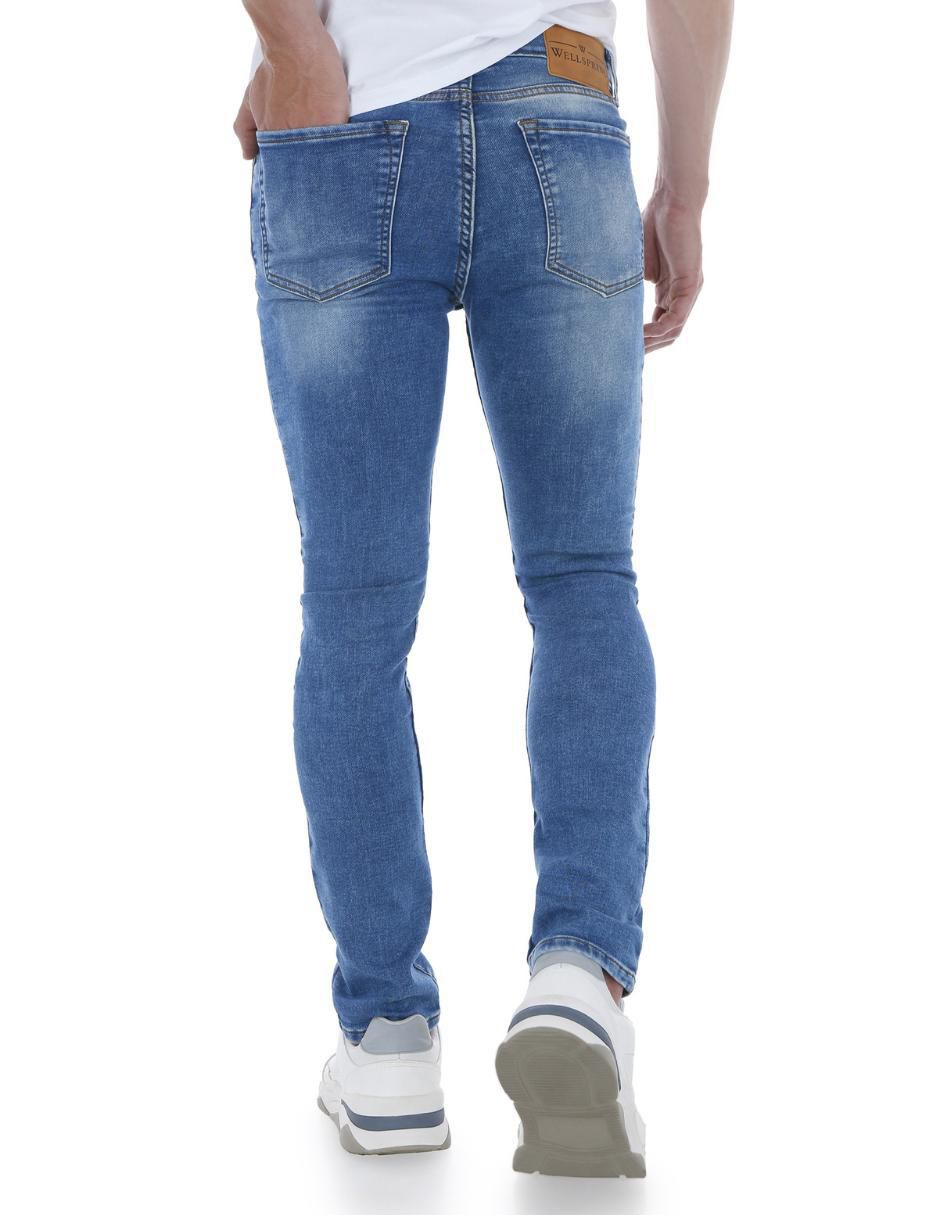 Jeans slim Savage Monkey Wellspring lavado rinse para hombre