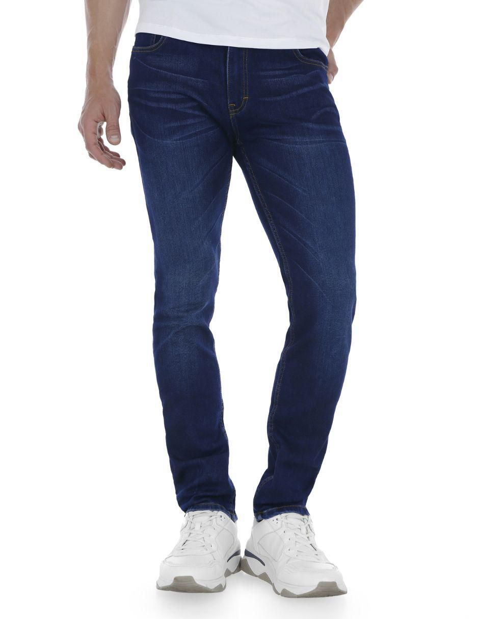 Jeans slim Wellspring lavado rinse para hombre 1