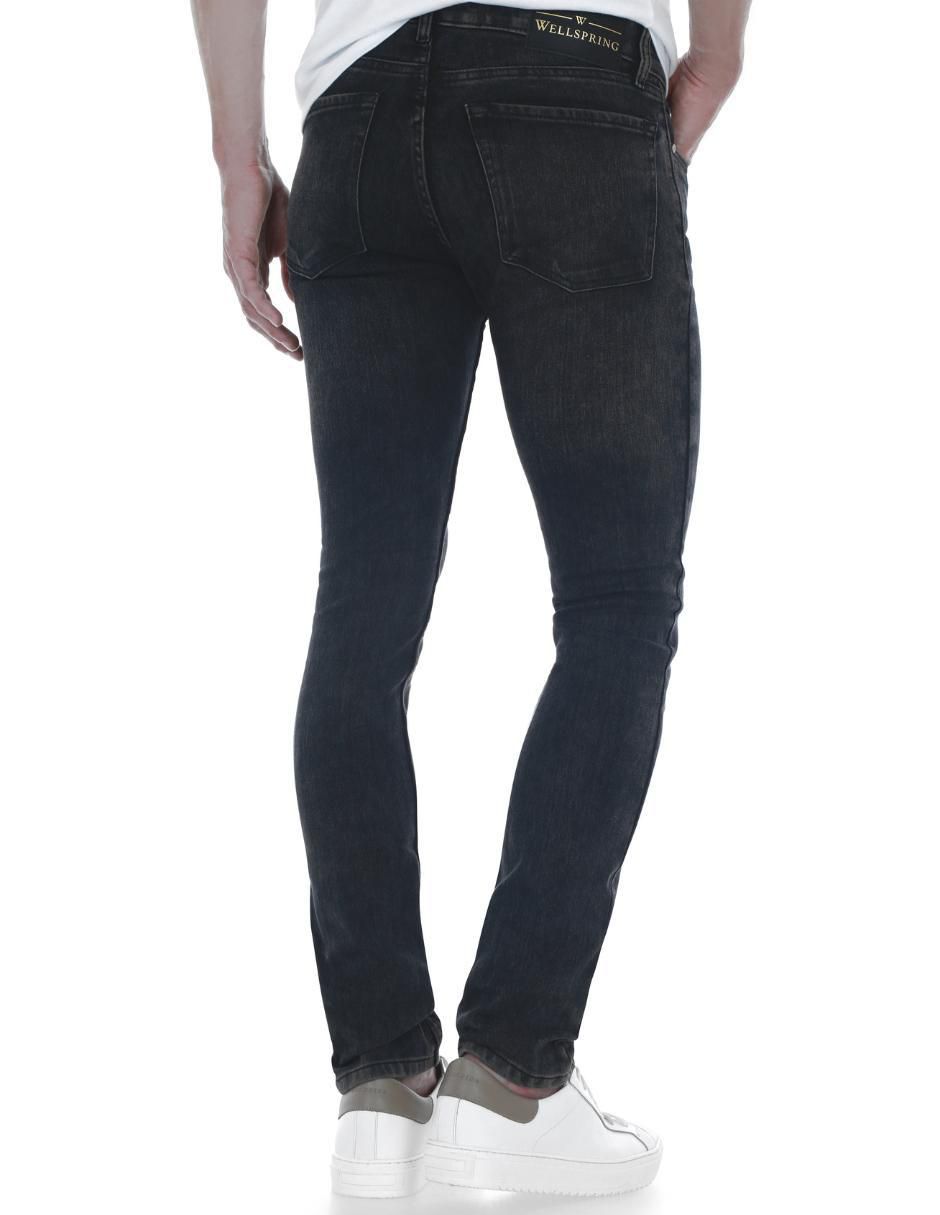 Jeans slim lavado rinse para hombre Jeans slim lavado rinse para hombre