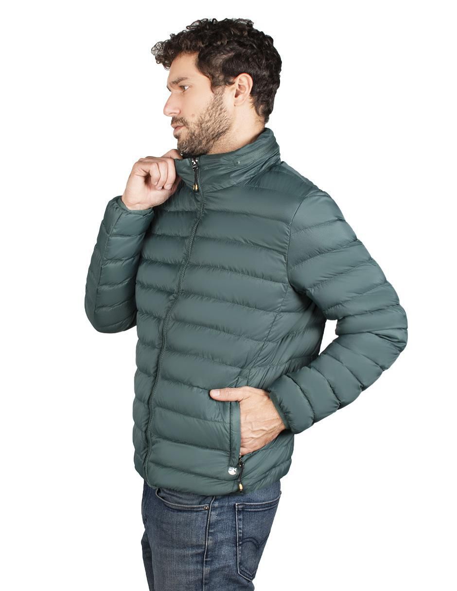 Chamarra casual capitonada para hombre 3