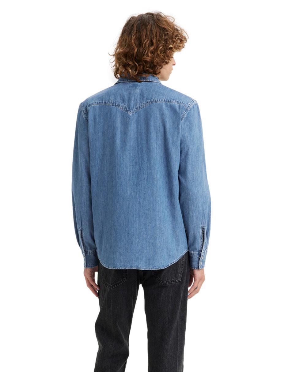 Camisa casual Levi's de algodón manga larga para hombre