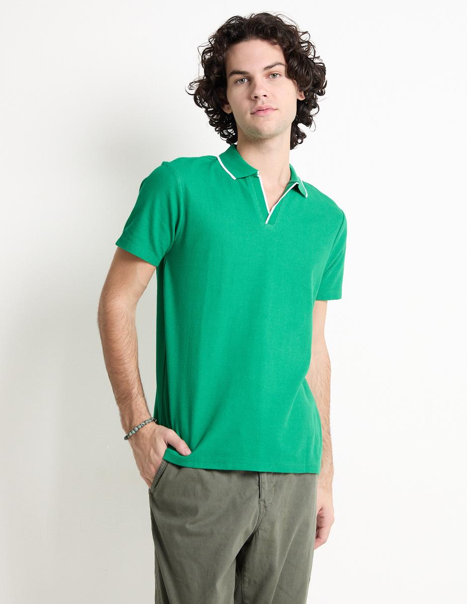 Playera tipo polo para hombre