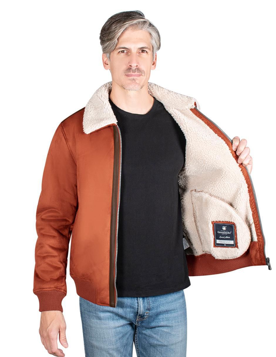 Chamarra casual impermeable cuello a contraste para hombre 3