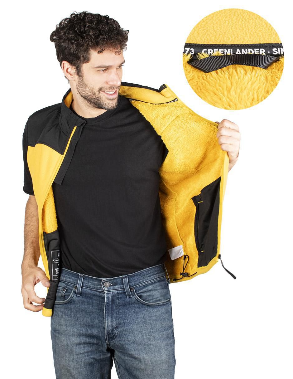 Chaleco cuello a contraste para hombre 4