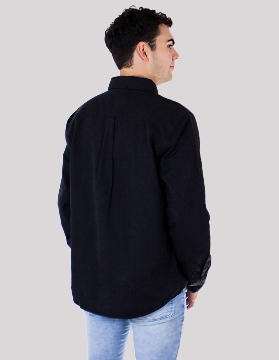 Camisa casual de algodón manga larga para hombre 2