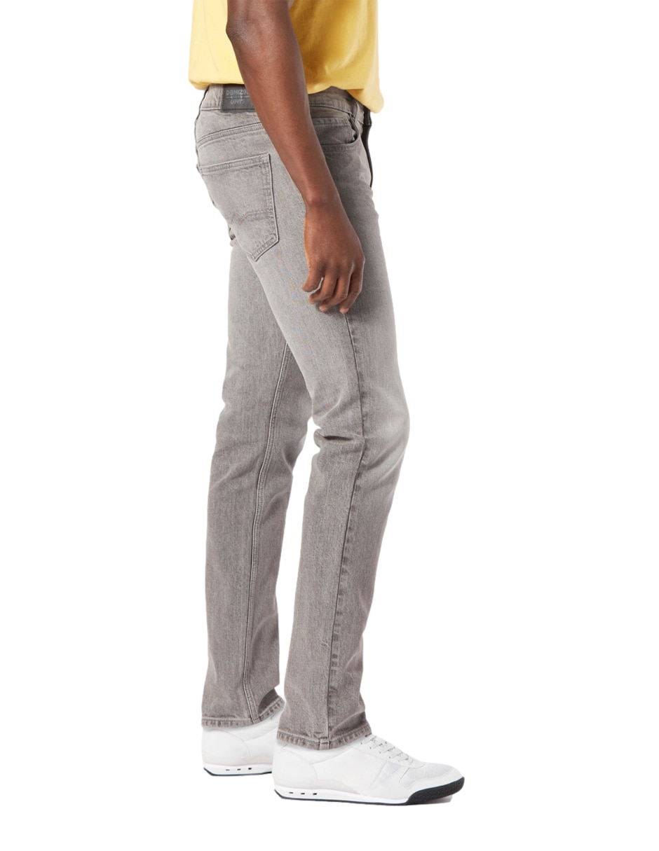 Jeans skinny deslavado para hombre 2