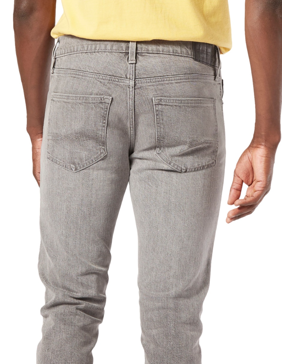 Jeans skinny deslavado para hombre 4