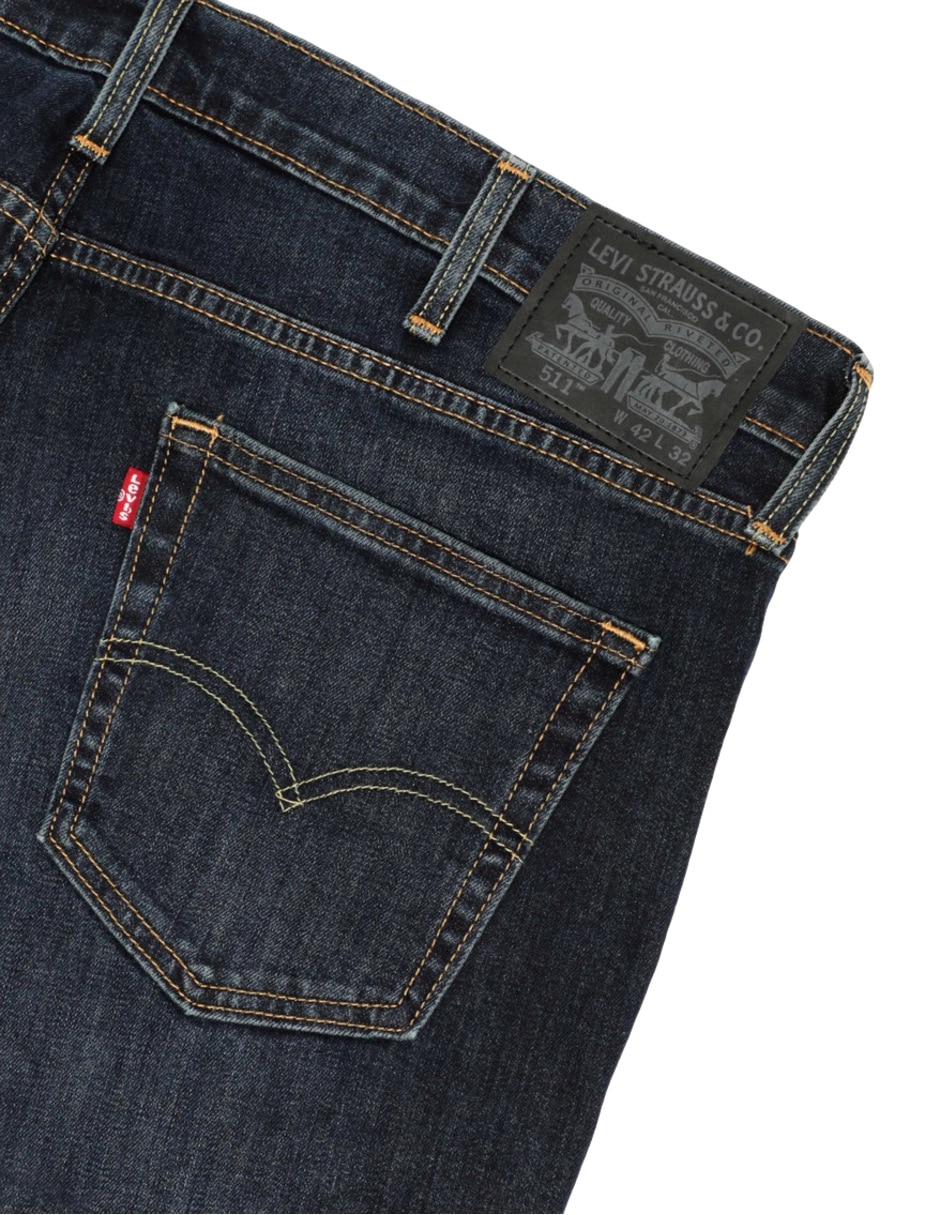 Jeans slim Levi's 511 deslavado para hombre