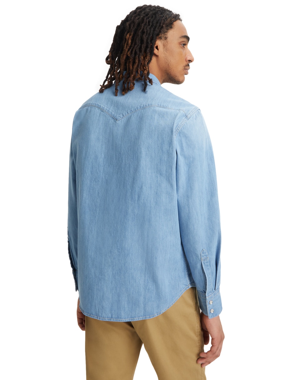 Camisa casual Levi'S de algodón manga larga para hombre